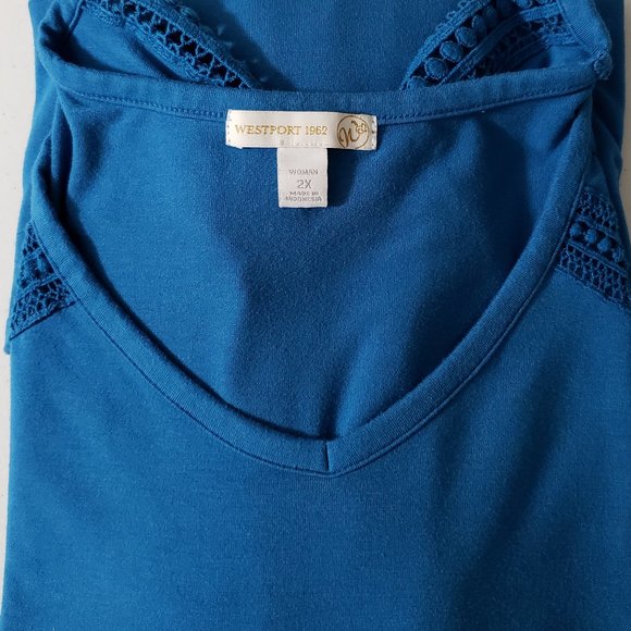 Westport 1962 Long Sleeve Blue Tunic - Picture 14 of 14